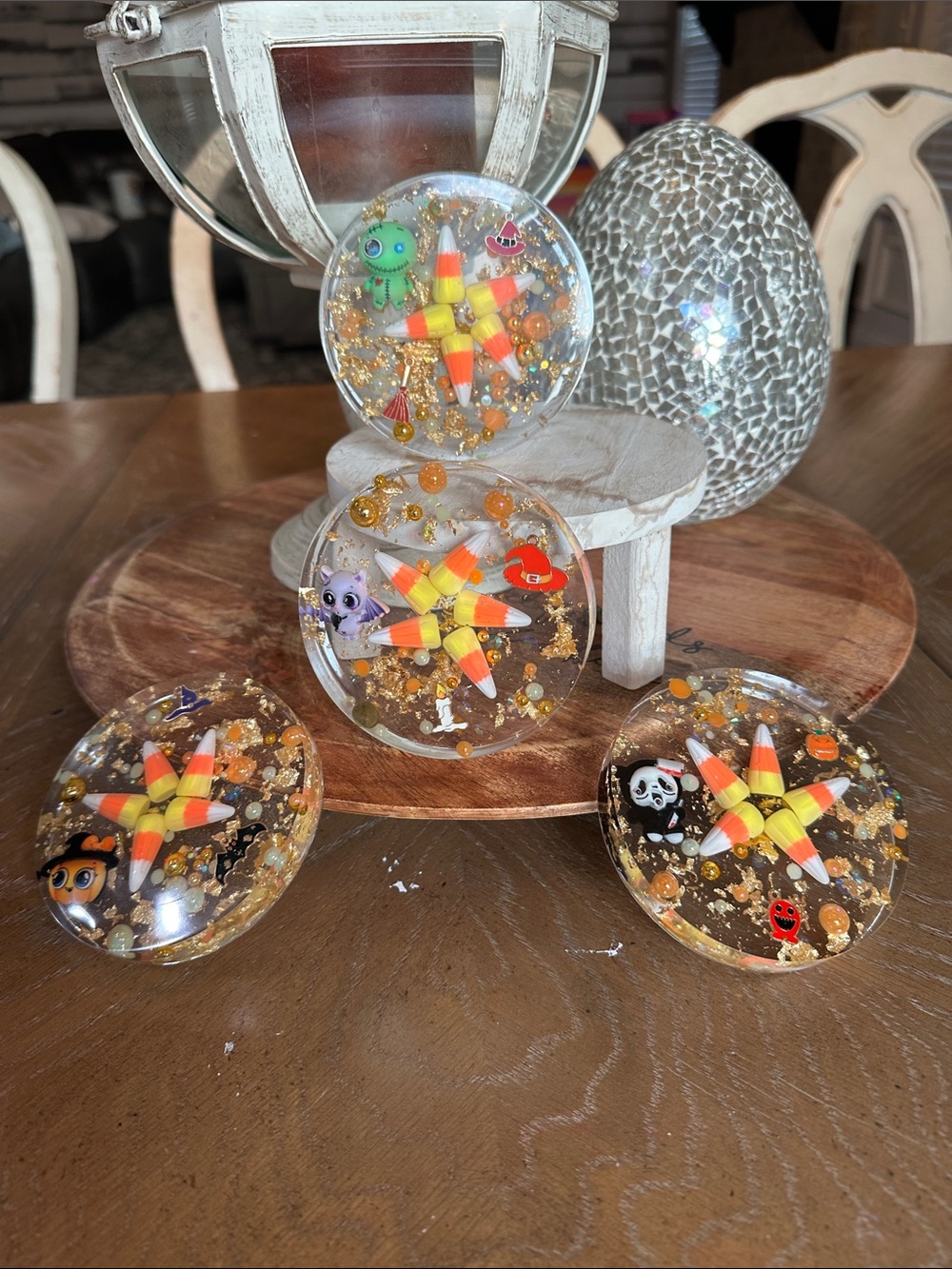 Handmade resin Halloween coasters (4)